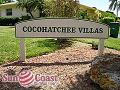Cocohatchee Villas Signage